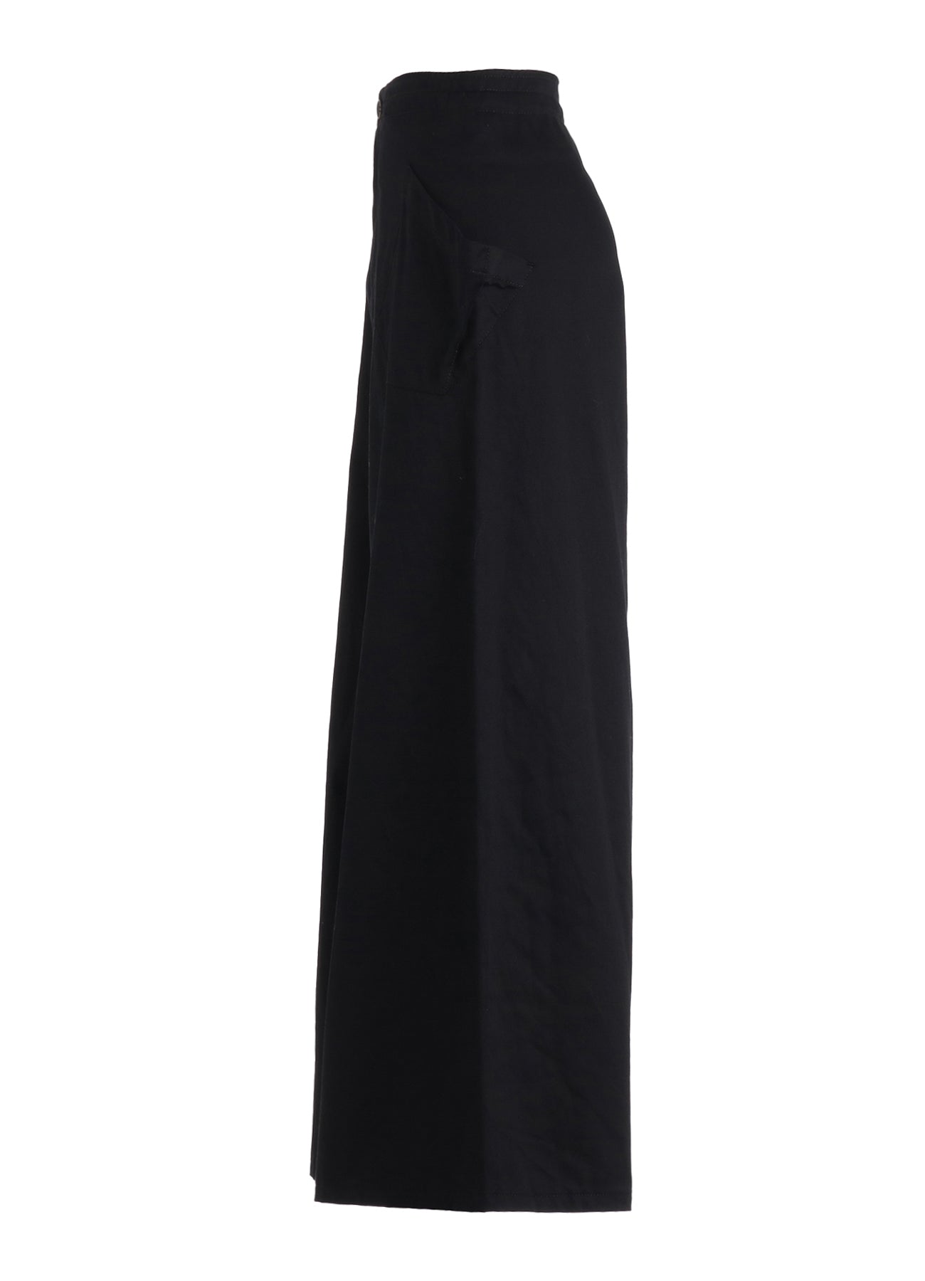 C TWILL ASYMMETRIC POCKET PANTS