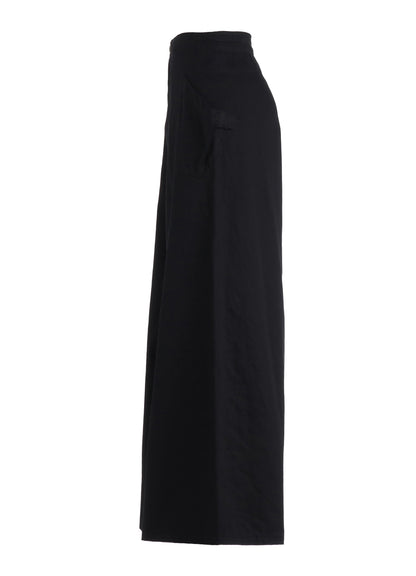 C TWILL ASYMMETRIC POCKET PANTS