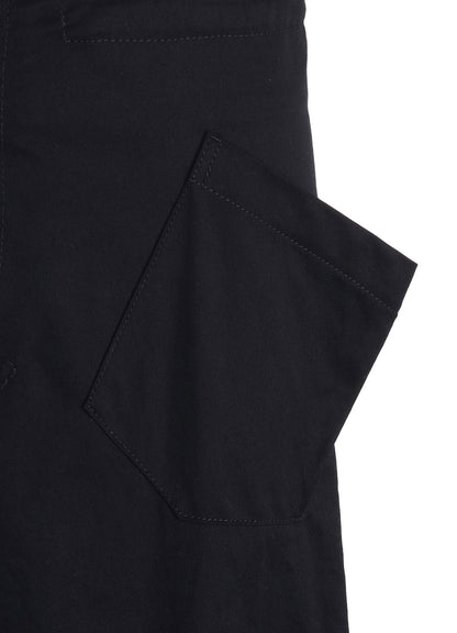 C TWILL ASYMMETRIC POCKET PANTS