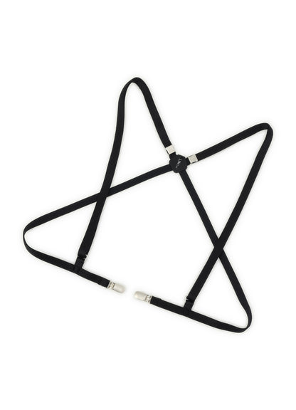 NOT LEATHER WAVE DESIGNED SLIM SUSPENDER