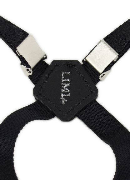 NOT LEATHER WAVE DESIGNED SLIM SUSPENDER