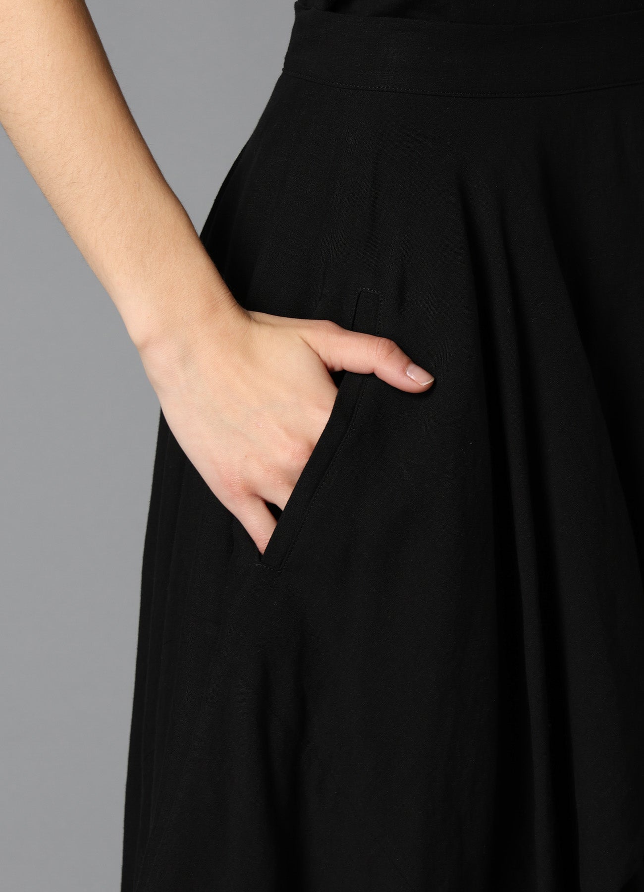 CELLULOSE/ LINEN LAWN LAYERED SKIRT