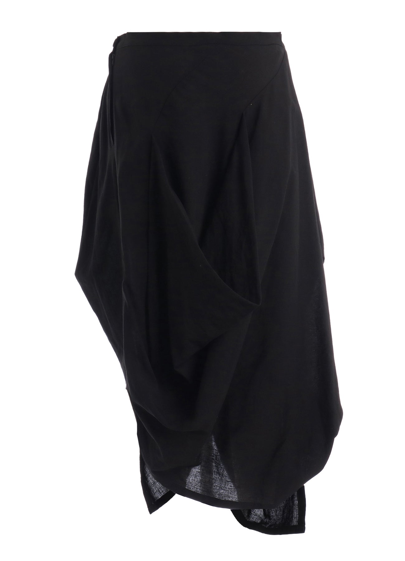 CELLULOSE/ LINEN LAWN DRAPED SKIRT