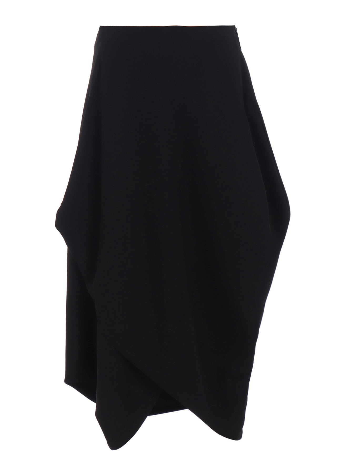 DOUBLE SATIN DRAPING SKIRT