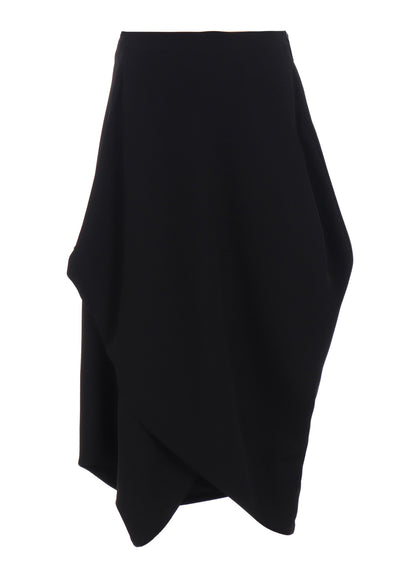 DOUBLE SATIN DRAPING SKIRT