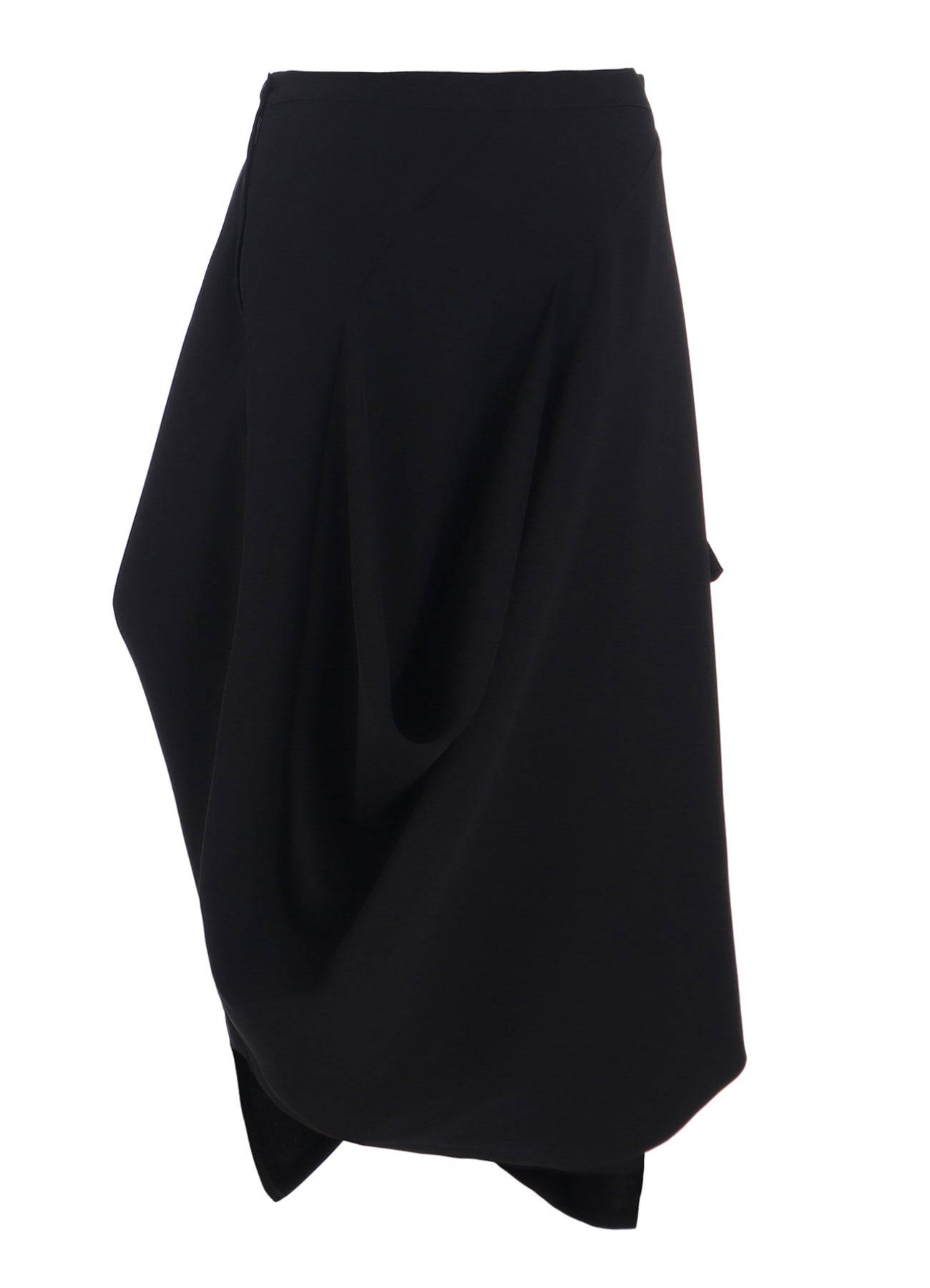 DOUBLE SATIN DRAPING SKIRT