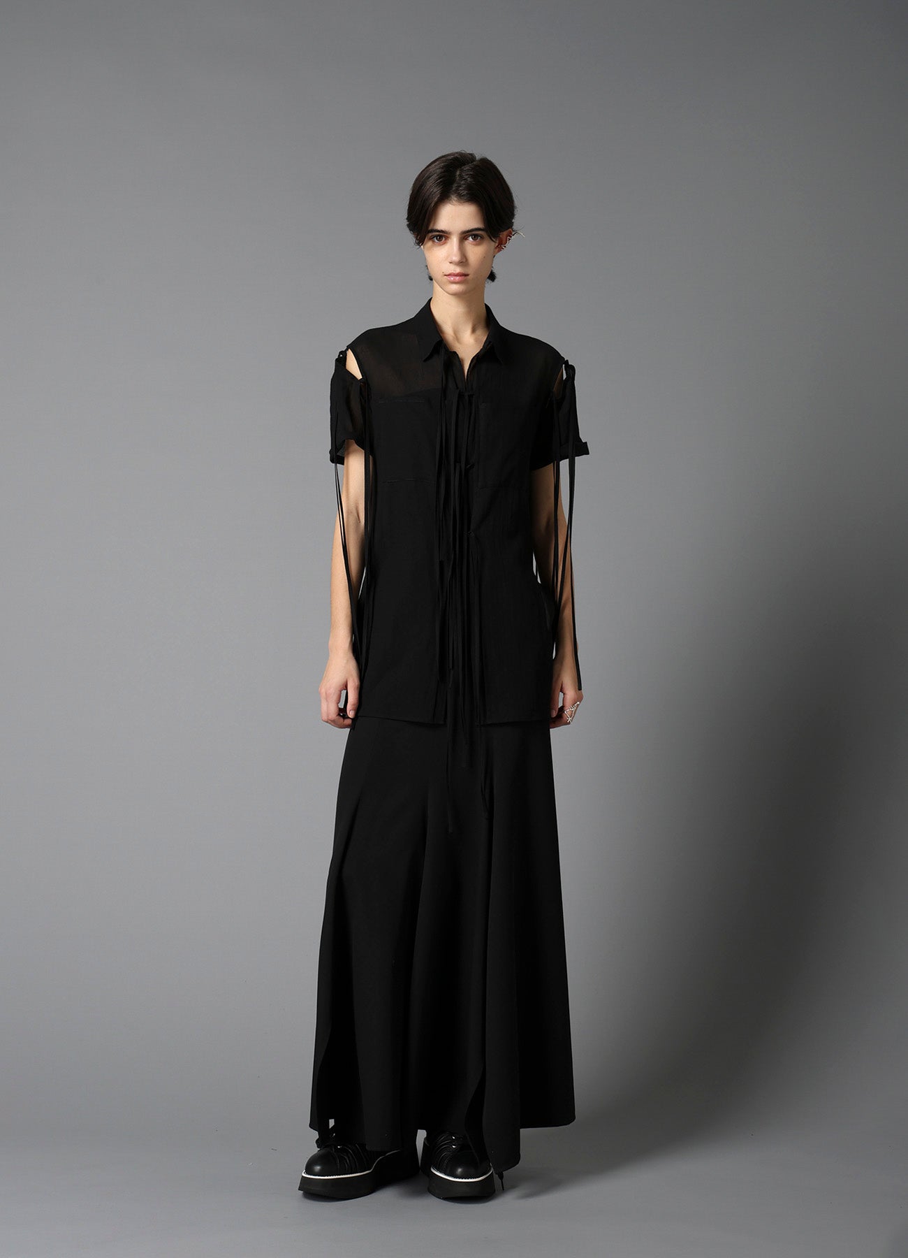 W/GABARDINE F FLARE SKIRT – THE SHOP YOHJI YAMAMOTO