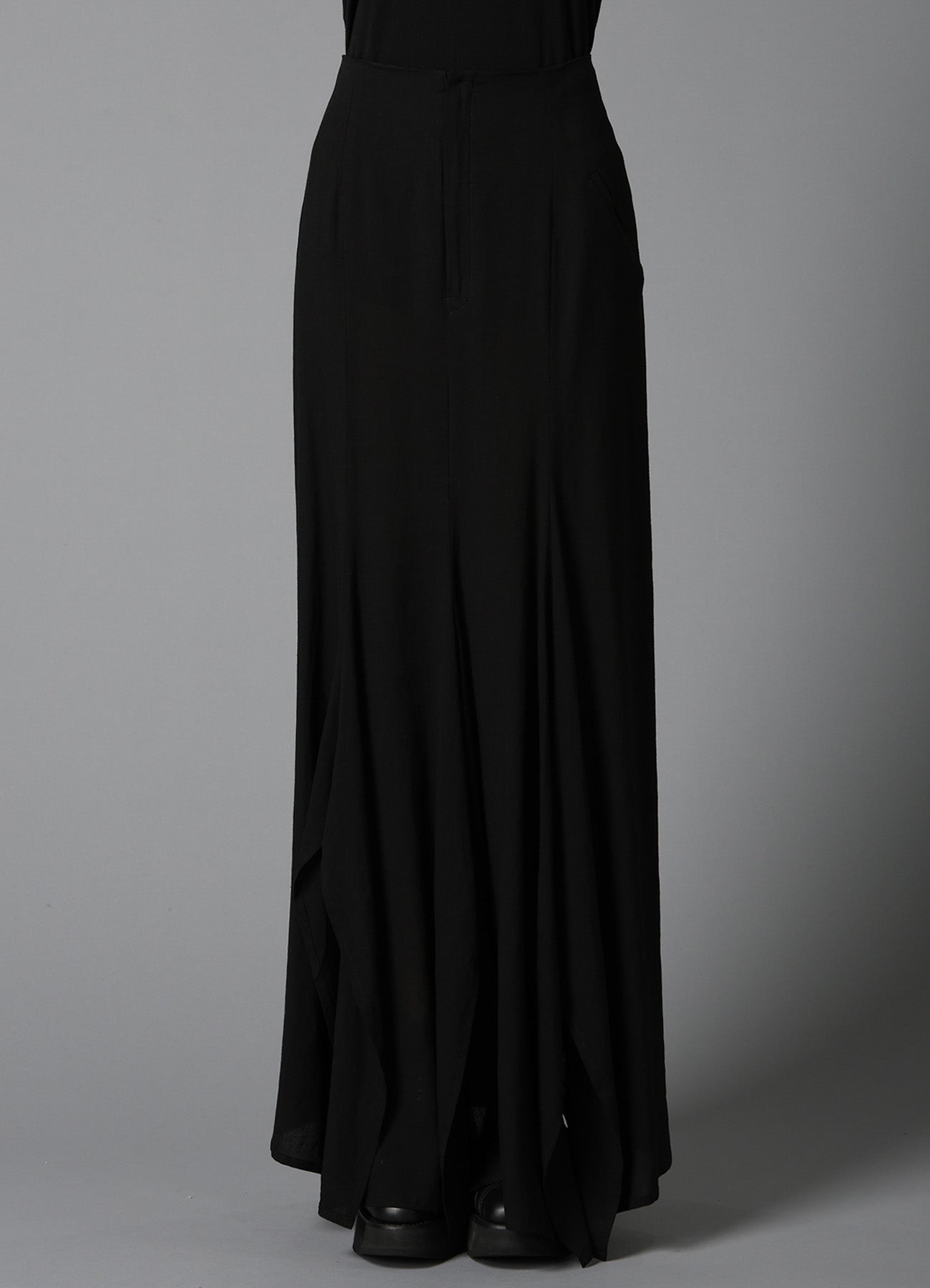 CELLULOSE/ LINEN LAWN F FLARE SKIRT