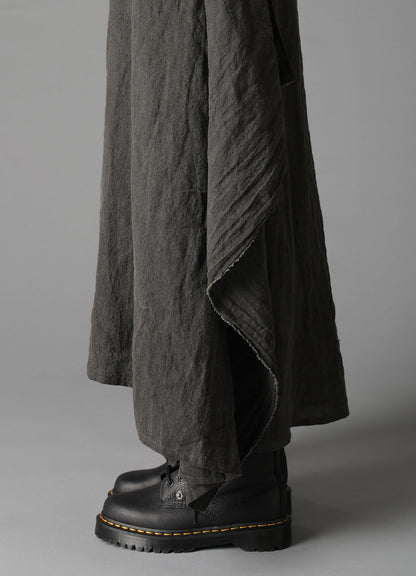 INK DYED LAWN SQUARE SKIRT B