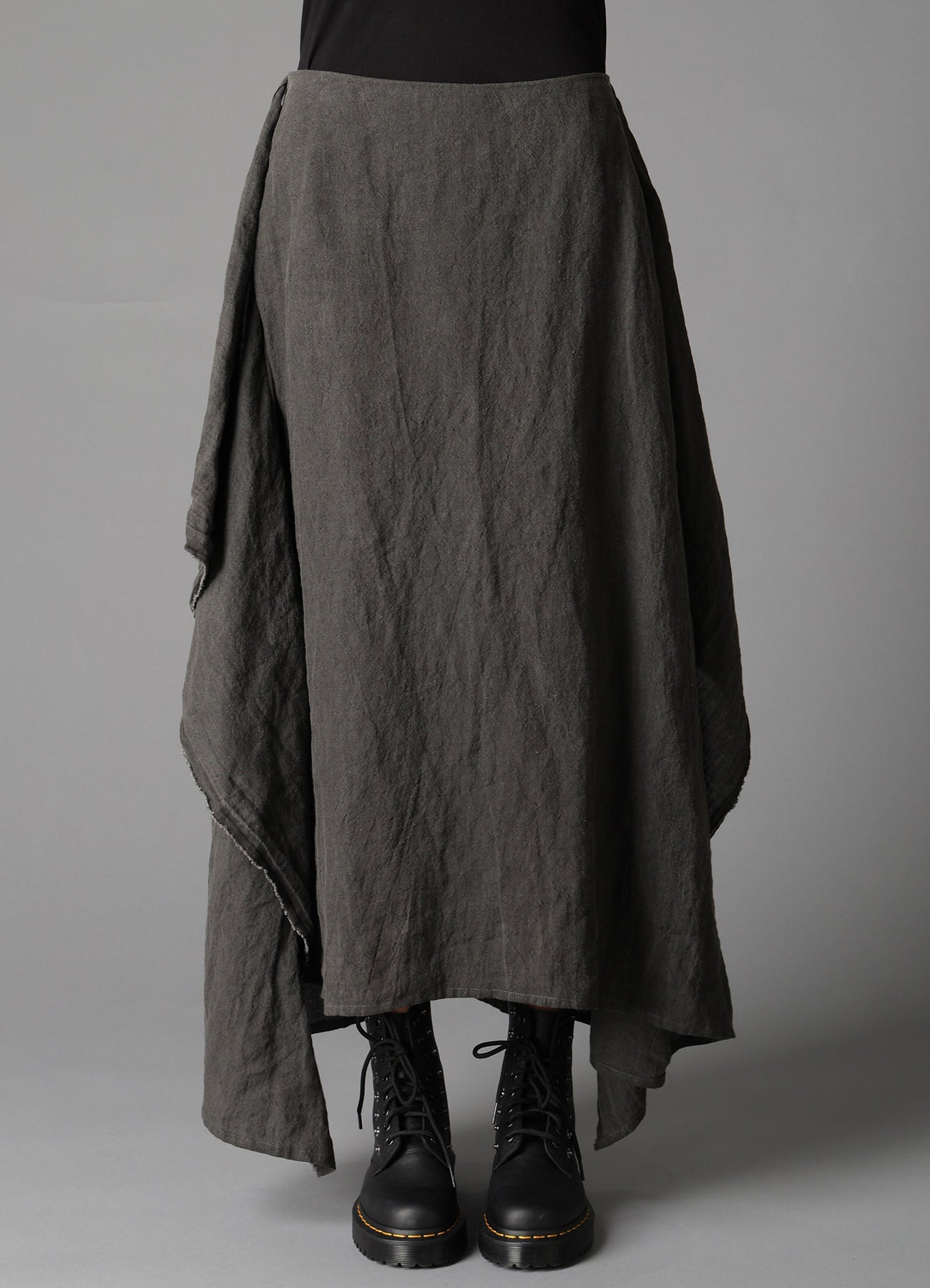 INK DYED LAWN SQUARE SKIRT B