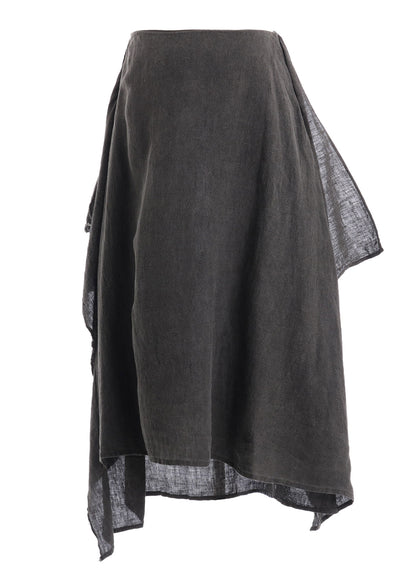 INK DYED LAWN SQUARE SKIRT B