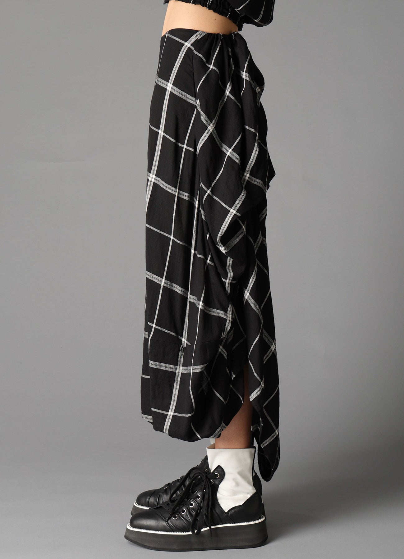 KHADI SIDE GATHER SKIRT