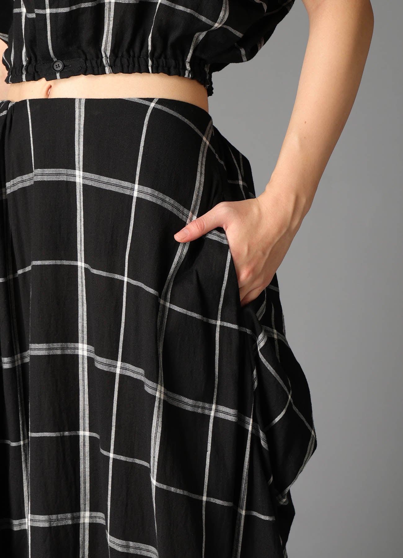 KHADI SIDE GATHER SKIRT