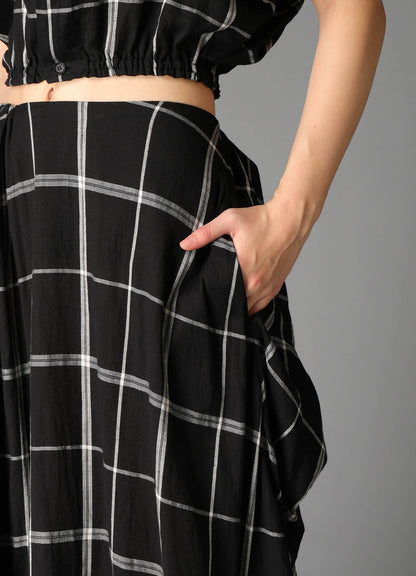 KHADI SIDE GATHER SKIRT