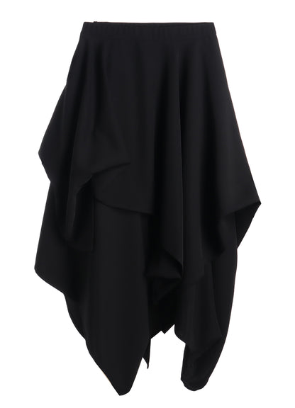 DOUBLE SATIN LAYERED SKIRT