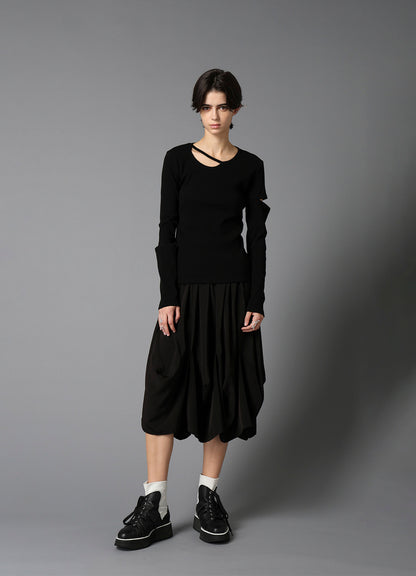 TA / PE ELASTIC WAIST SKIRT