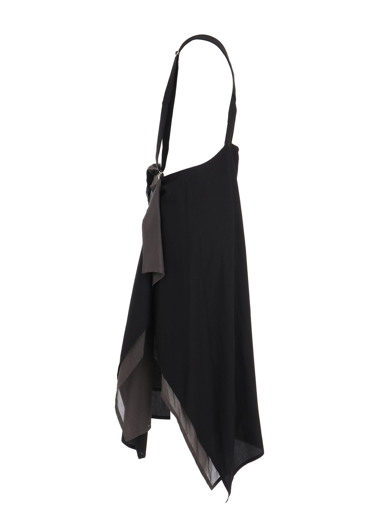 CELLULOSE / COTTON BROAD SUSPENDER WRAP SKIRT