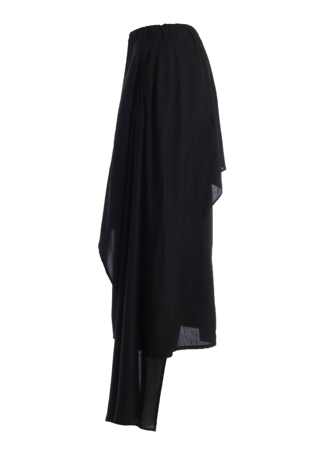 42/- POPLIN ASYMMETRIC DOUBLE LAYER SKIRT