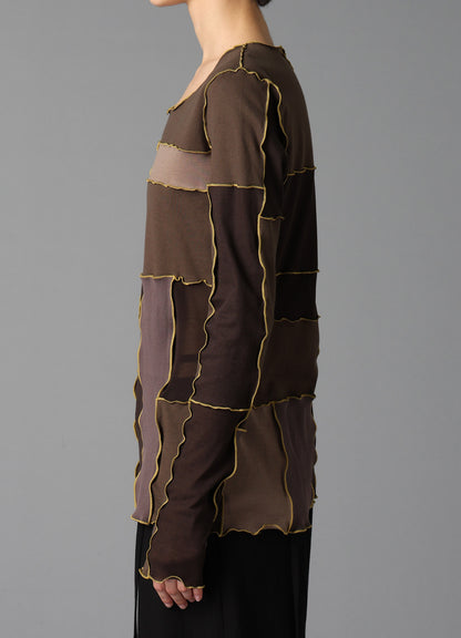 PATCHWORK PATCHWORK LONG T-SHIRT