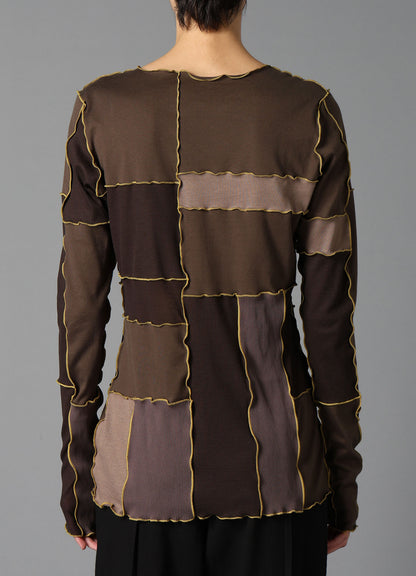 PATCHWORK PATCHWORK LONG T-SHIRT