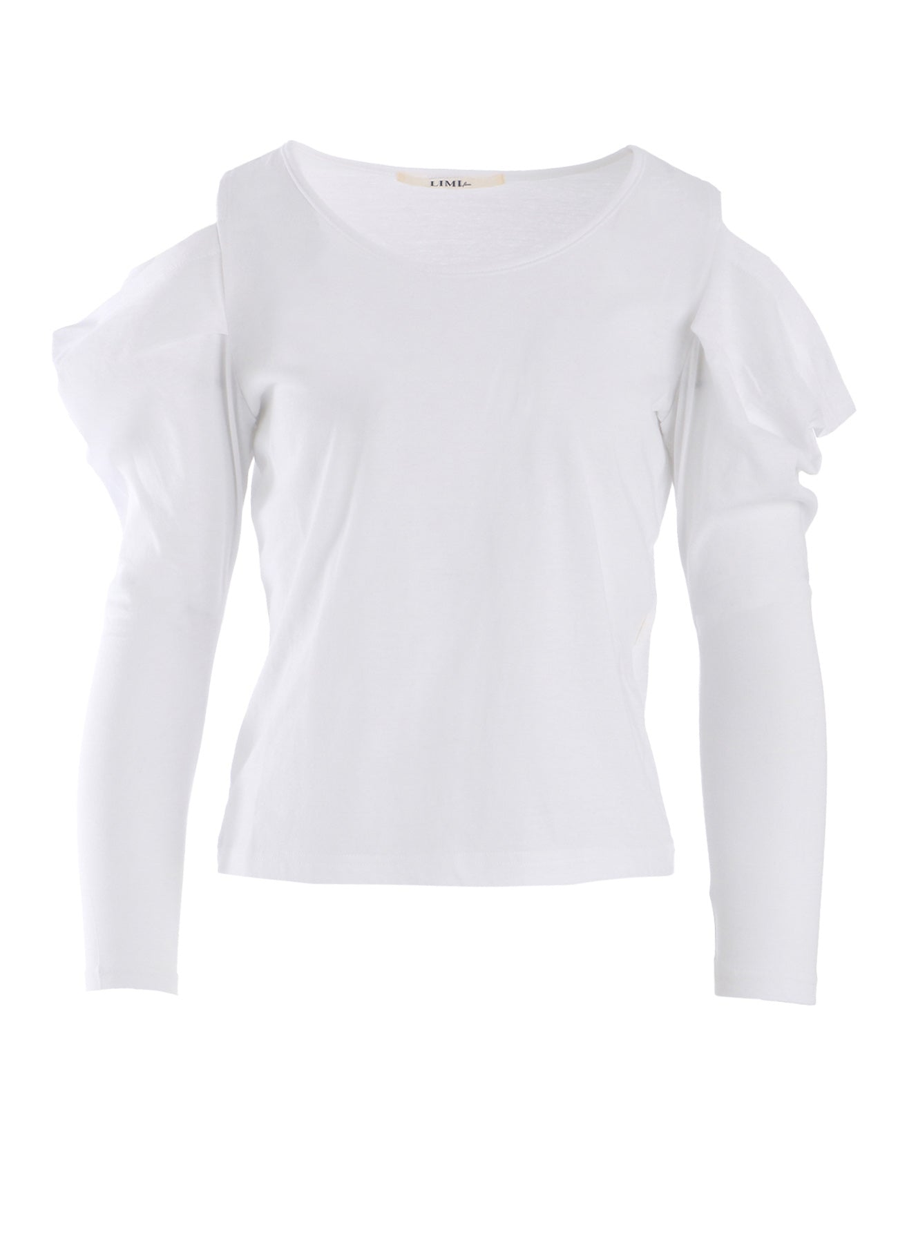 40/- SINGLE JERSEY OPEN SHOULDER LONG SLEEVE TEE