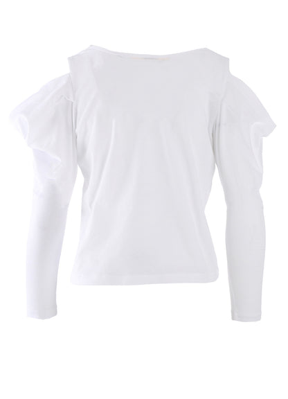 40/- SINGLE JERSEY OPEN SHOULDER LONG SLEEVE TEE