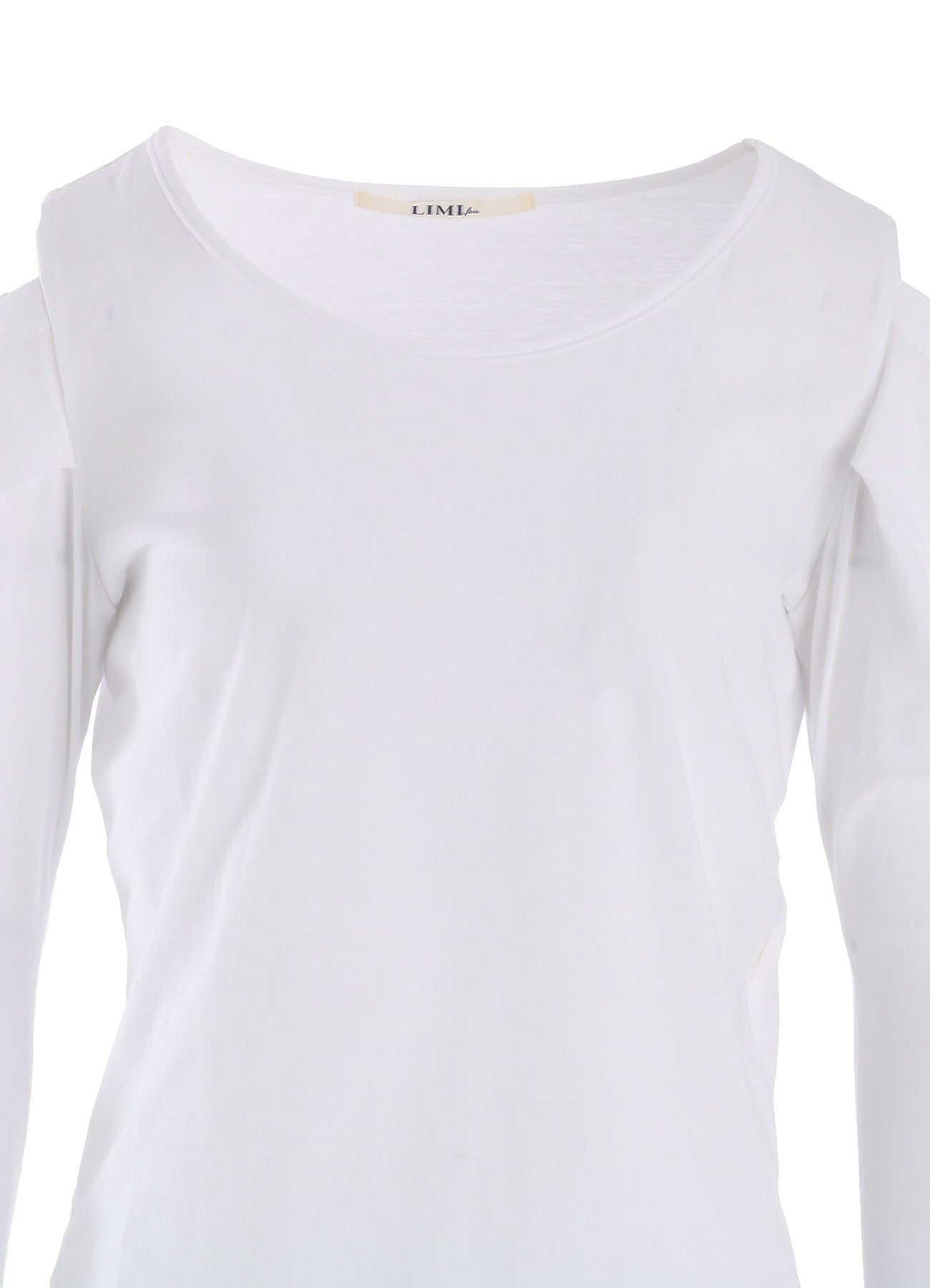 40/- SINGLE JERSEY OPEN SHOULDER LONG SLEEVE TEE