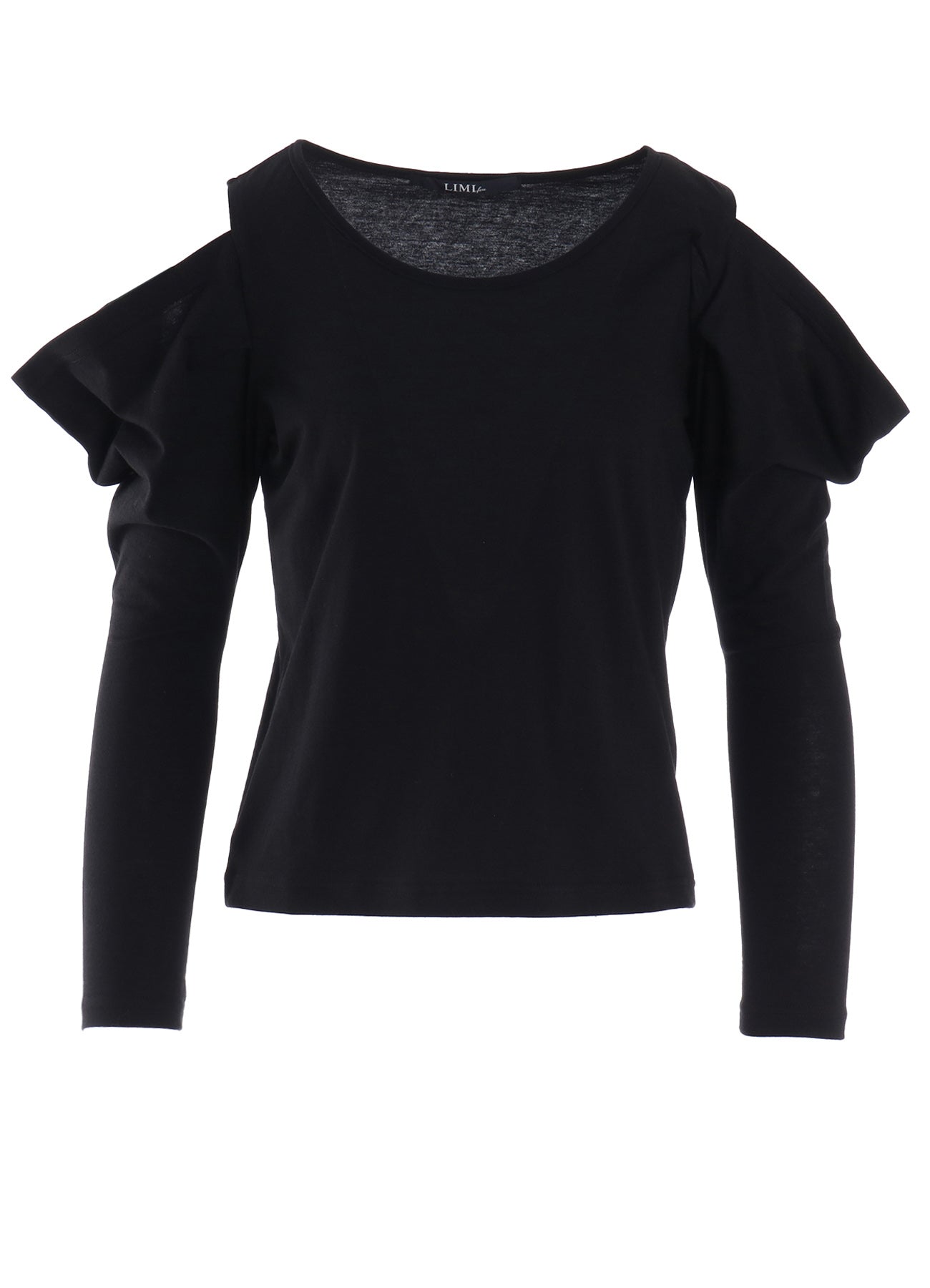 40/- SINGLE JERSEY OPEN SHOULDER LONG SLEEVE TEE