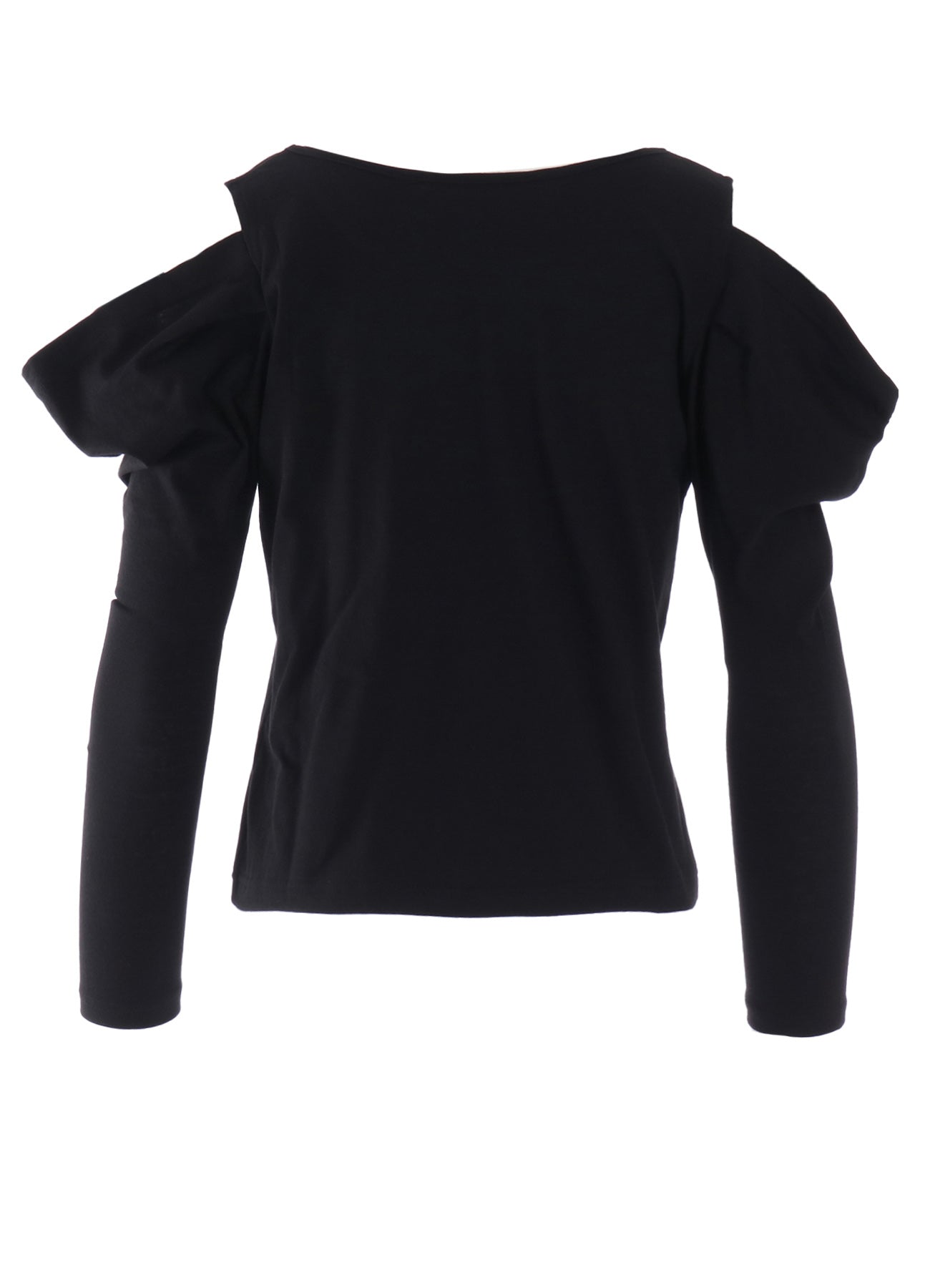 40/- SINGLE JERSEY OPEN SHOULDER LONG SLEEVE TEE