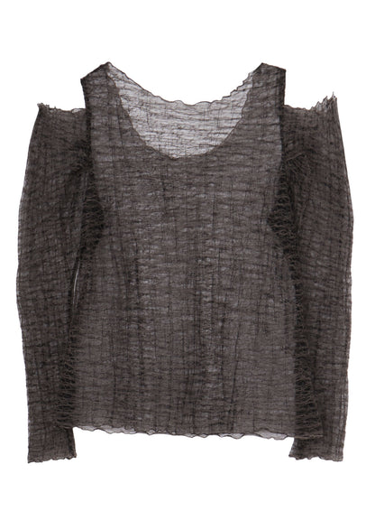 GATHER SLEEVE LONG CUTSEW