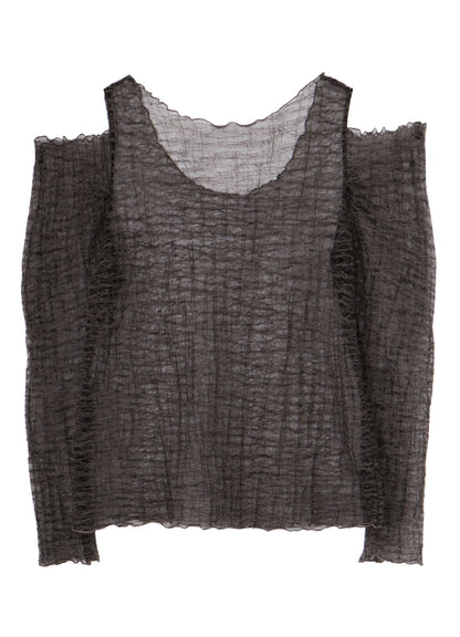 GATHER SLEEVE LONG CUTSEW
