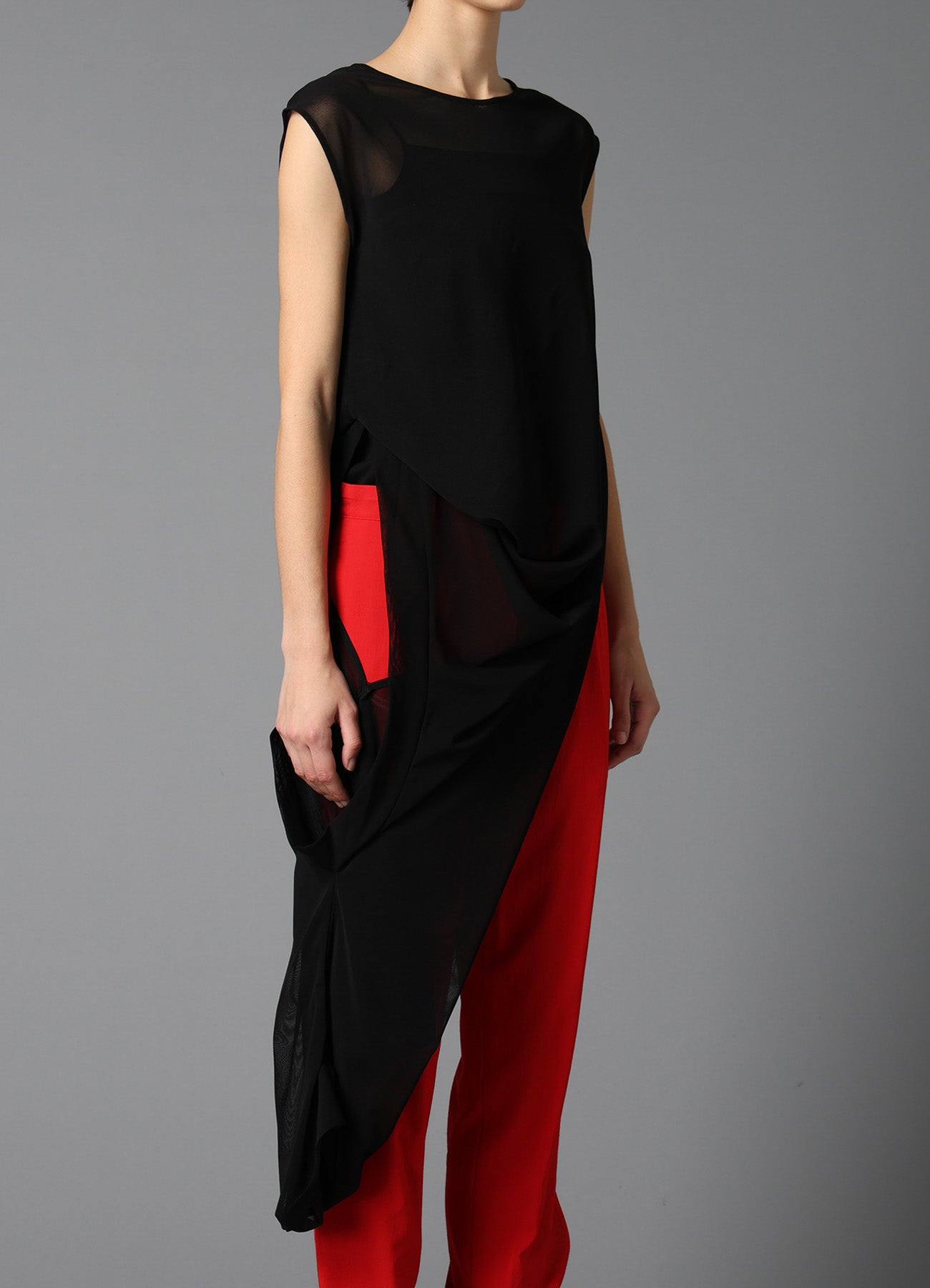 PE TULLE  3-WAY TEE/ A