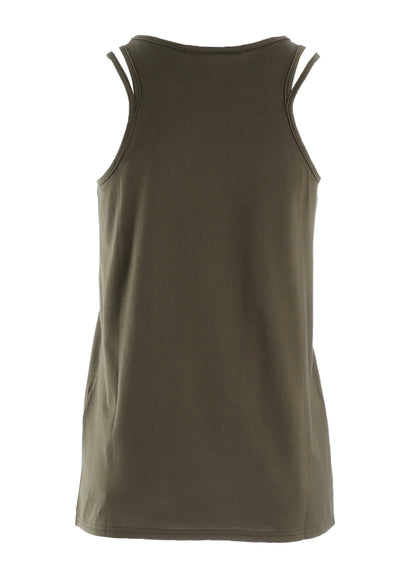 60/2 COTTON SINGLE JERSEY BINDER DETAIL TANK TOP