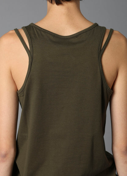 60/2 COTTON SINGLE JERSEY BINDER DETAIL TANK TOP