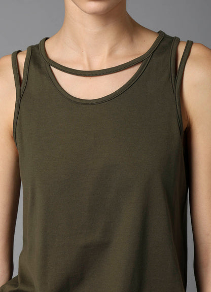 60/2 COTTON SINGLE JERSEY BINDER DETAIL TANK TOP