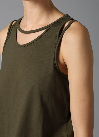 60/2 COTTON SINGLE JERSEY BINDER DETAIL TANK TOP