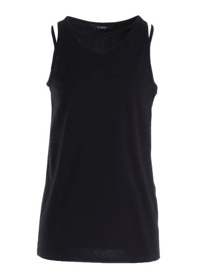 60/2 COTTON SINGLE JERSEY BINDER DETAIL TANK TOP