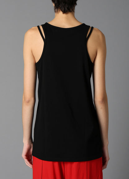 60/2 COTTON SINGLE JERSEY BINDER DETAIL TANK TOP