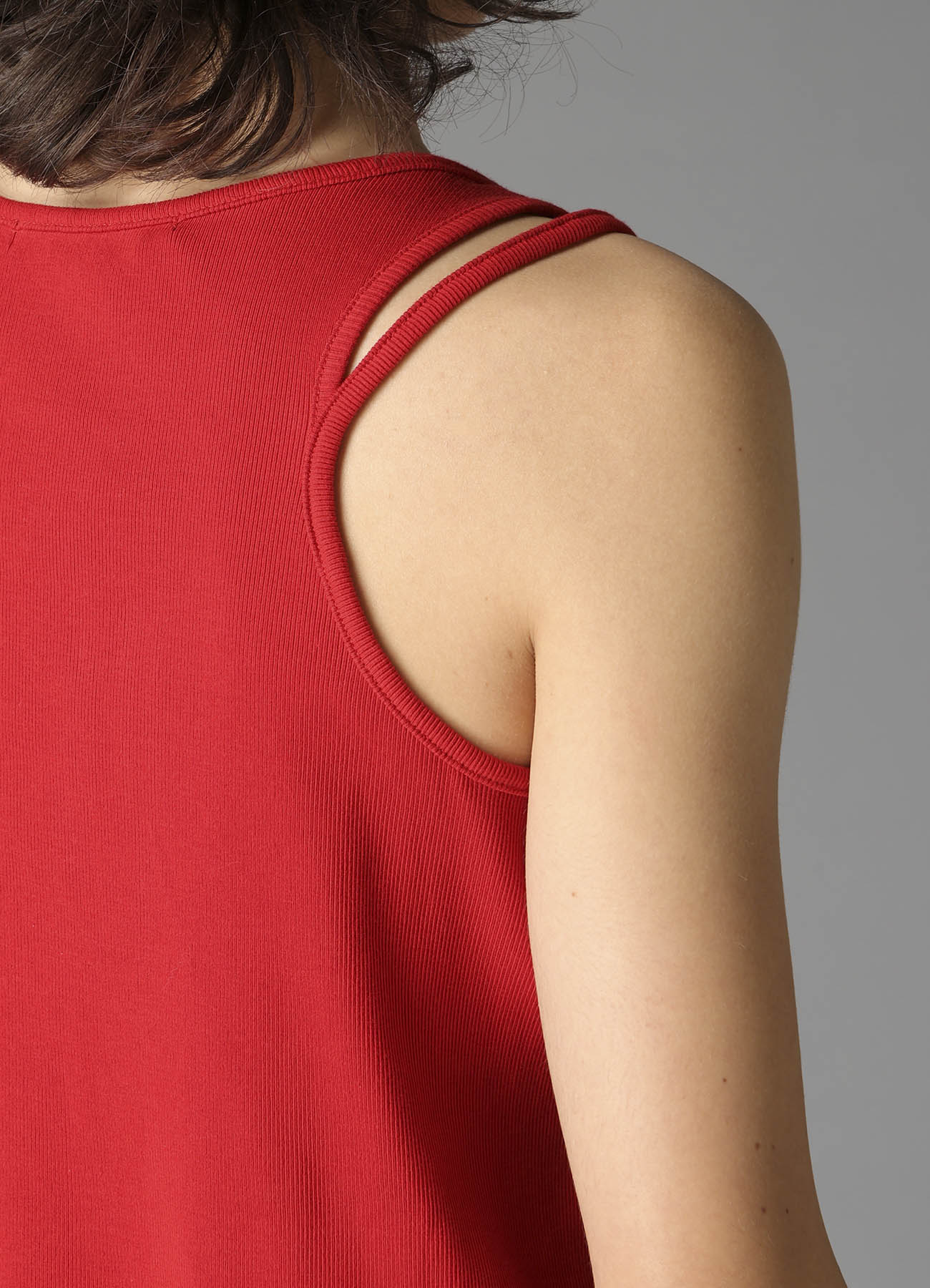 COTTON RIB BINDER DETAIL TANK TOP
