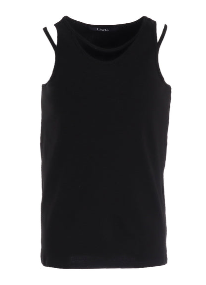 COTTON RIB BINDER DETAIL TANK TOP
