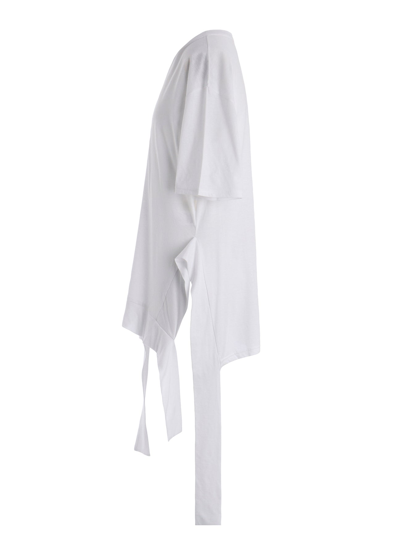 40/- SINGLE JERSEY ASYMMETRIC TEE