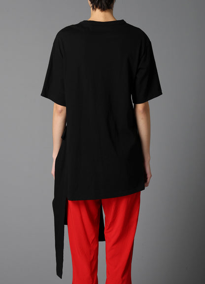 40/- SINGLE JERSEY ASYMMETRIC TEE
