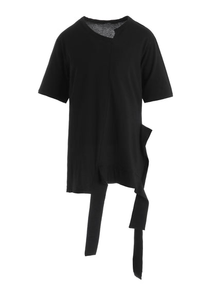 40/- SINGLE JERSEY ASYMMETRIC TEE