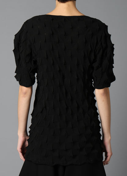 3D LINK STITCH PANEL DESIGN TEE