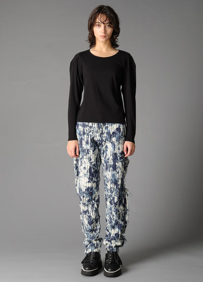 40/- SINGLE JERSEY PANEL DESIGN LONG SLEEVE TEE