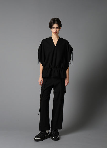 NATURAL SMOOTH GATHER TEE