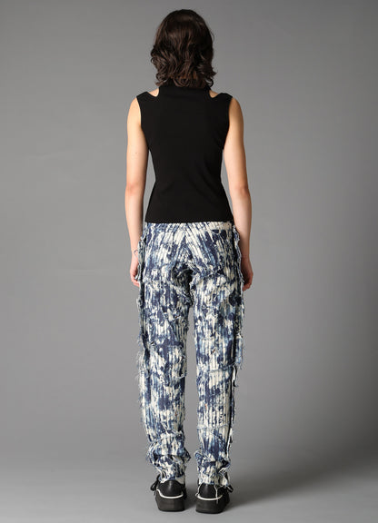 COTTON RIB SHOULDER SLIT TANK TOP