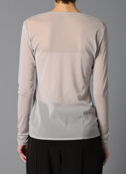PE TULLE LONG T-SHIRT