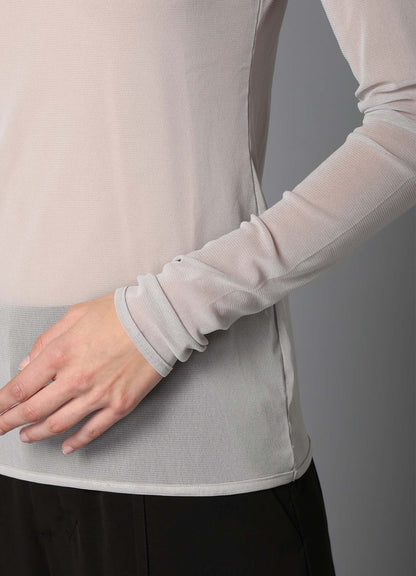 PE TULLE LONG T-SHIRT