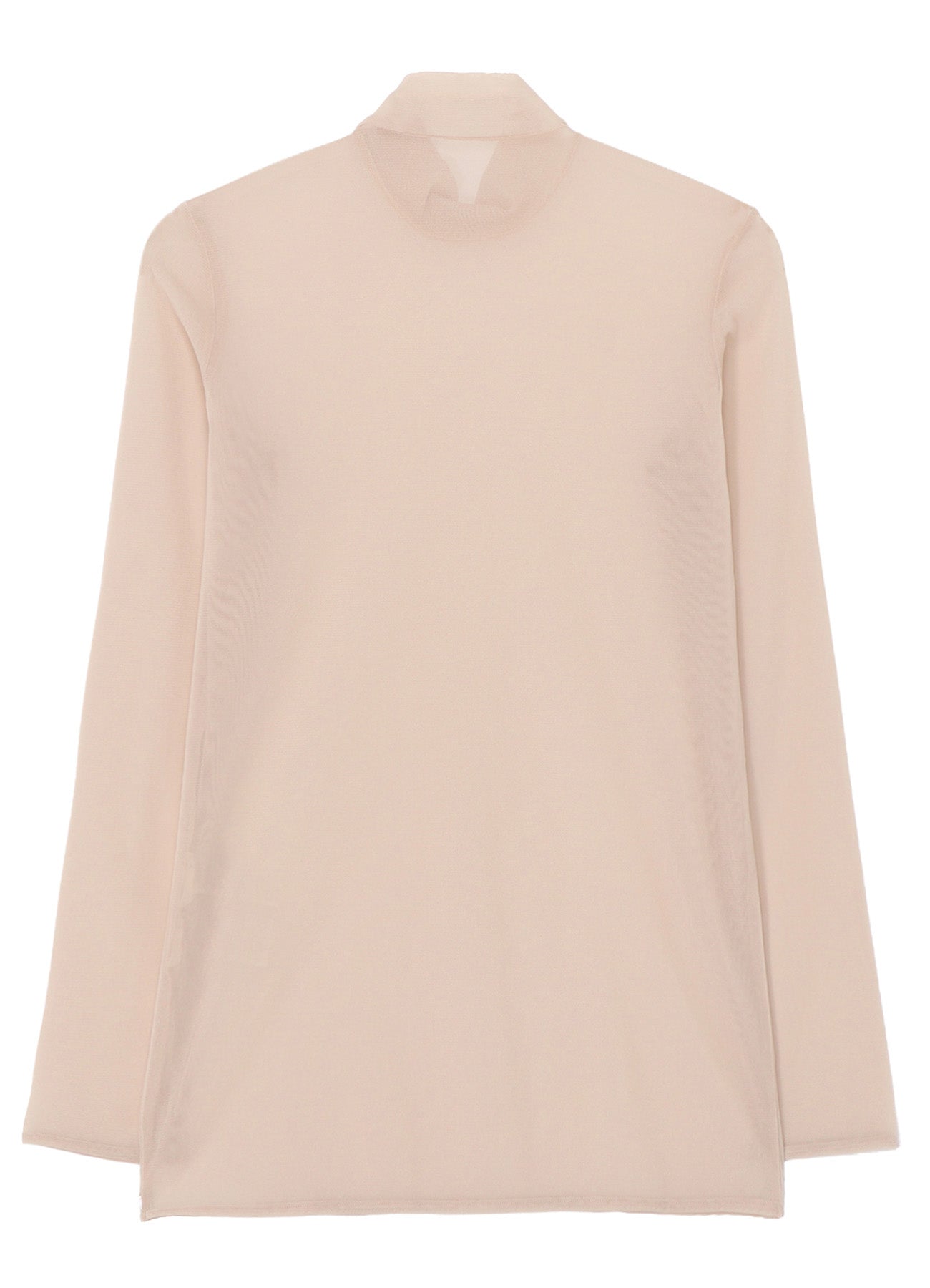 PE TULLE  HIGH NECK PULLOVER